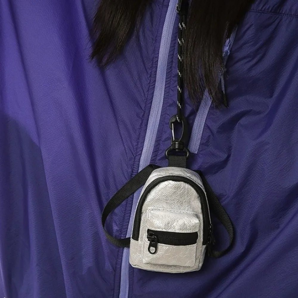 

Waterproof Men Coin Purse Pendant Card Holder Korean Ins Style Men Mini Wallet Mountain Keychain Zipper Pouch Small Storage Bag