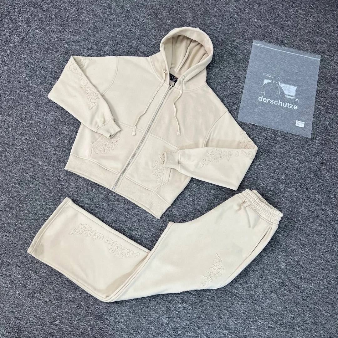

2026 Новый комплект Derschutze Western Zip up Fce Jaet из чистого хлопка, мужской повседневный свитер с капюшоном, теплый влажный ng ort Sle