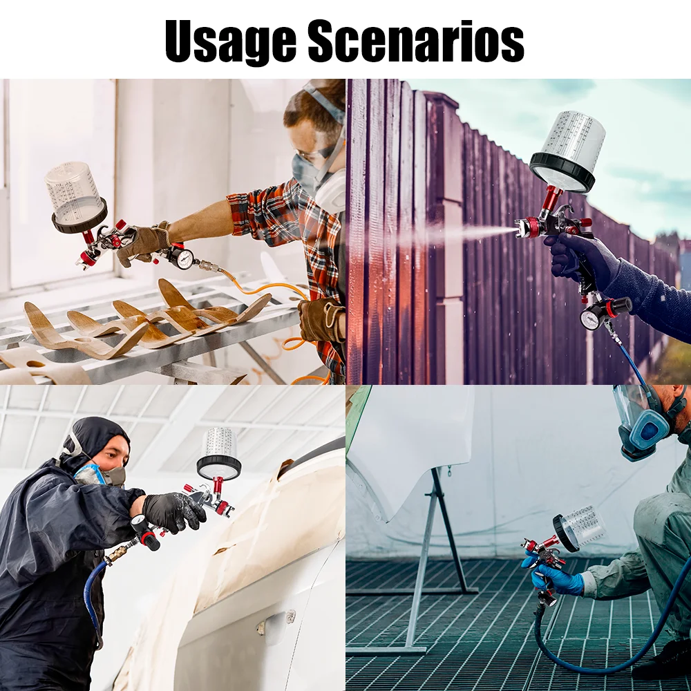 Régulateur de pression de compresseur d'air pneumatique à filetage G1/4, régulateur de pression de pistolet de pulvérisation, manomètre pour outils pneumatiques