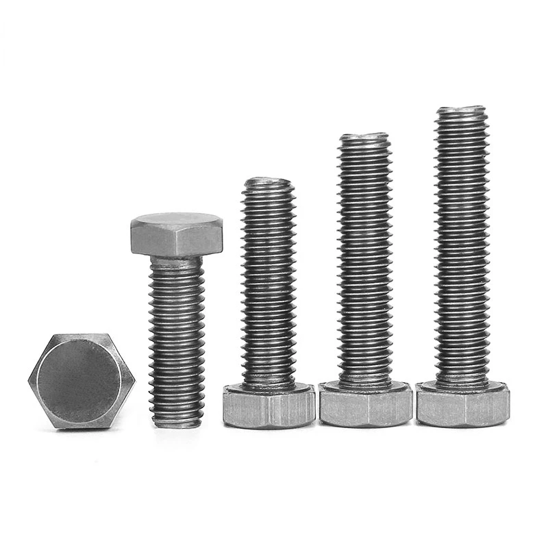 

M4M5M6M8M10M12M14M16M20M22M24 Titanium Hexagon Screw TA2 Titanium Bolt Pure Titanium Screw Rod