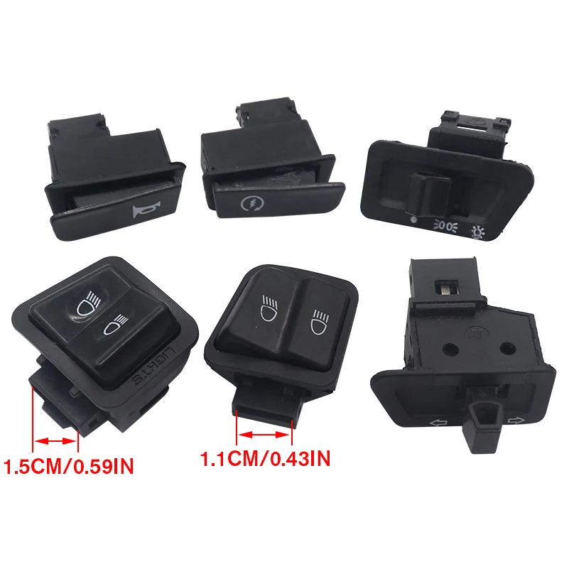 NEW For Scooter ATV Moped Part General purpose Motorcycle Start High/Low Beam Light Headlight Horn Turn Signal Button Switches