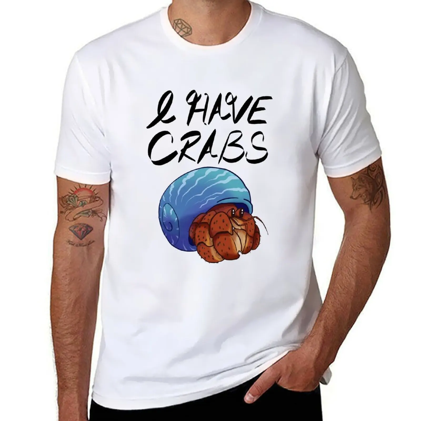 

I Have Crabs! T-Shirt t shirts for man pack white anime tshirt T-Shirt
