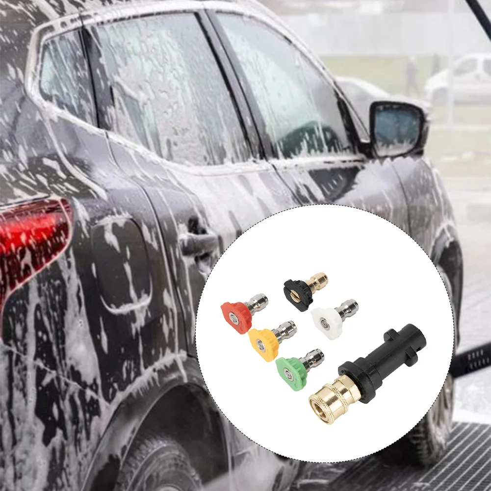 For Karcher Pressure Washers Brass Coupler Washer Adapter Car Wash Outdoor Cleaning Brass And Plastic Pressure Adapter