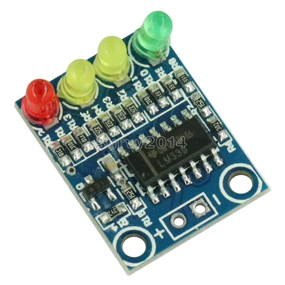 12 فولت كمية الكهربائية 4 مؤشر الطاقة بطارية وحدة الكشف عن اردوينو جديد