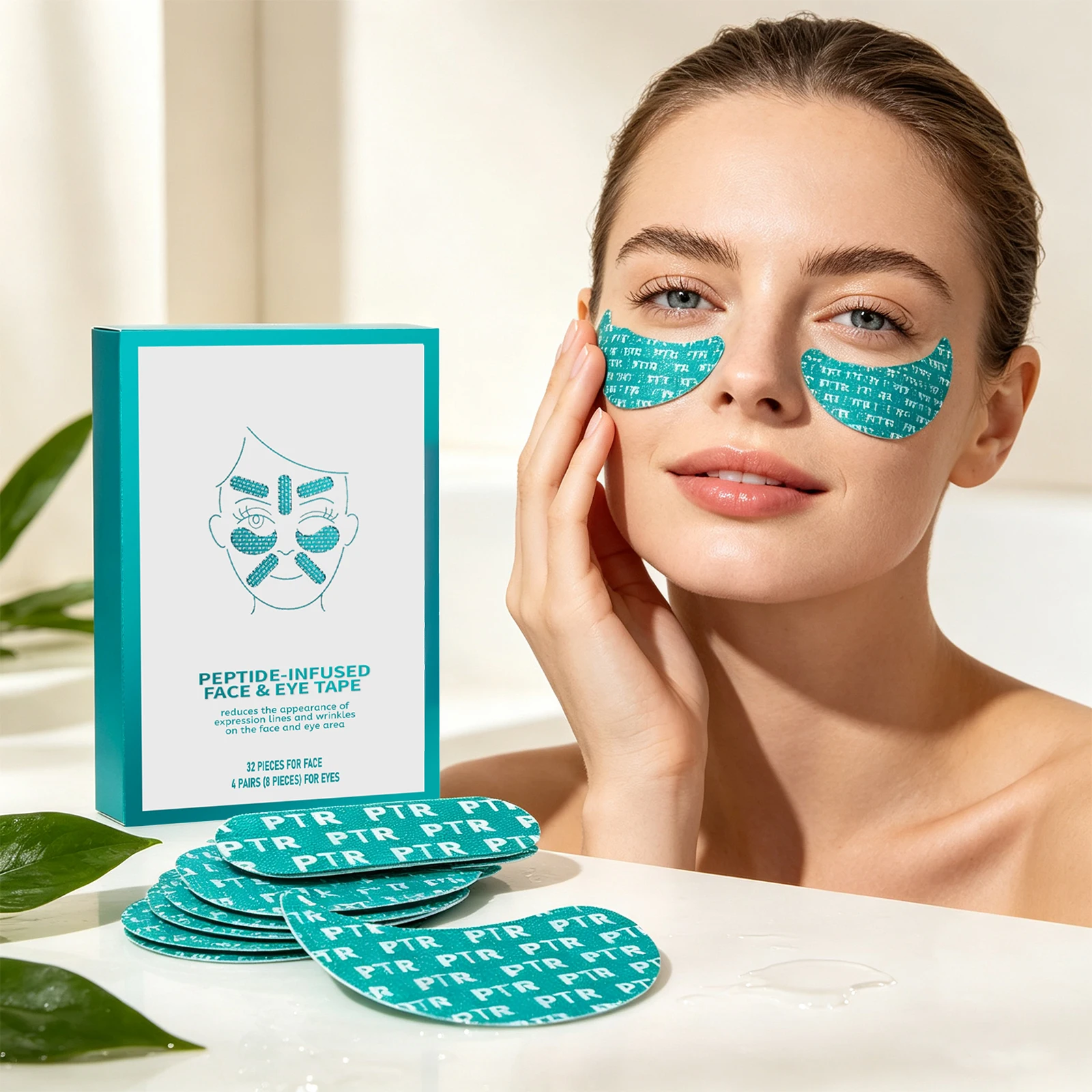Mask Patch For Face Eyes Reduce Skin Wrinkle Fine Line Brighten Skin Tone Tighten Eye Skin Improve Skin Elasticity Skin Soothing