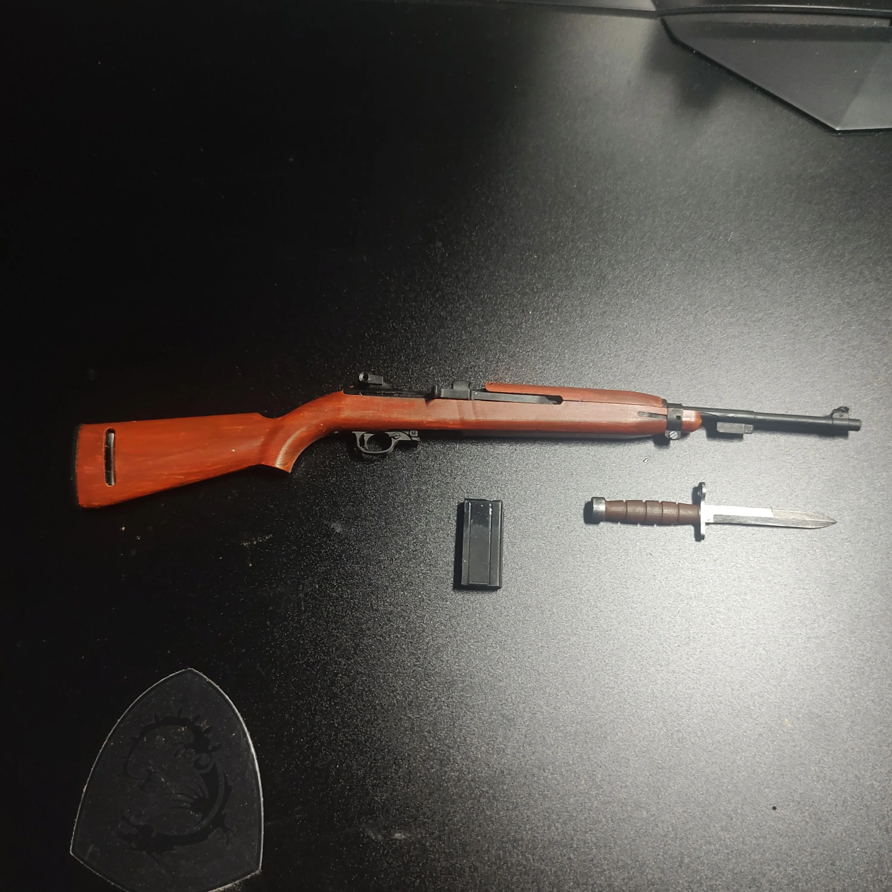 1/6 Scale 3D Printed WWII M1 Carbine Rifle Model - Miniature for Action Figures