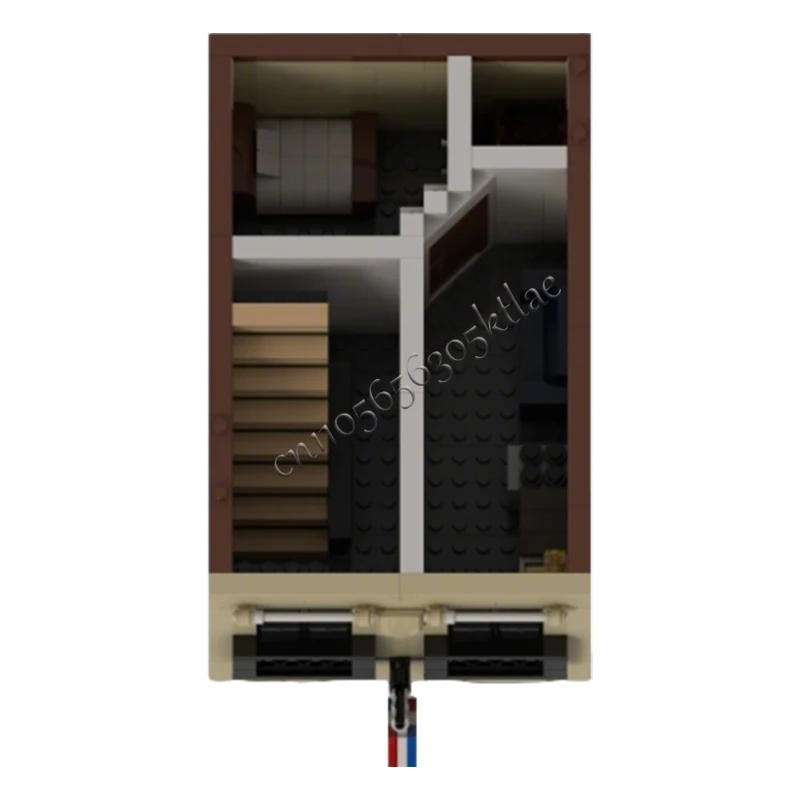 1285 PCS 하우스 스트리트 파리지앵 카페 리마스터드 MOC 맞춤형 모듈식 빌딩 블록 어린이 기술 브릭 DIY 조립 장난감 선물