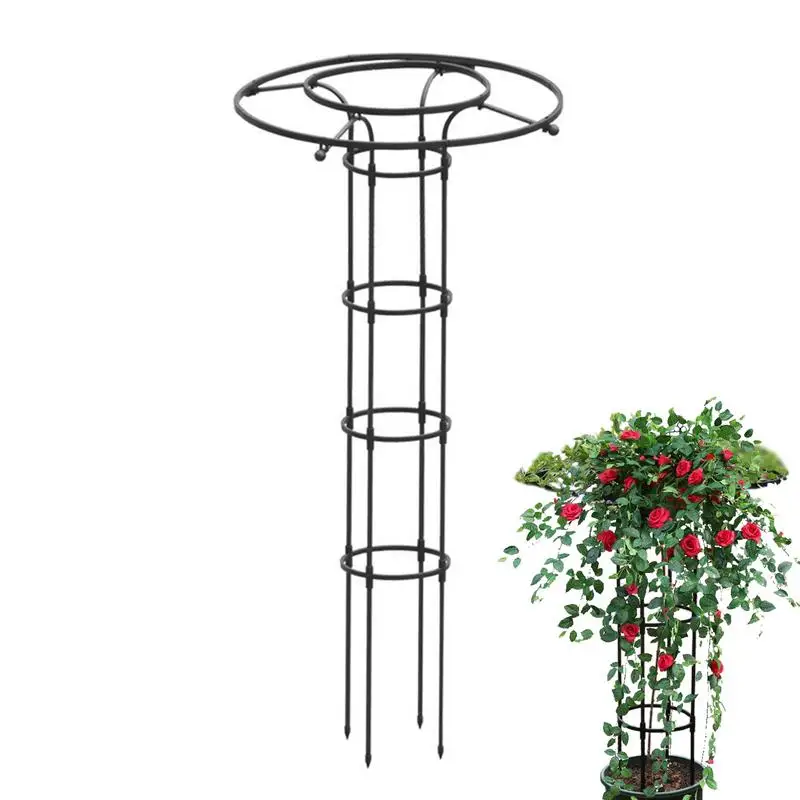 

Garden Trellis Umbrella Tower Plant Trellis For Climbing Plants Trellis Support DIY Climbing Trellis Flower Pots Supports