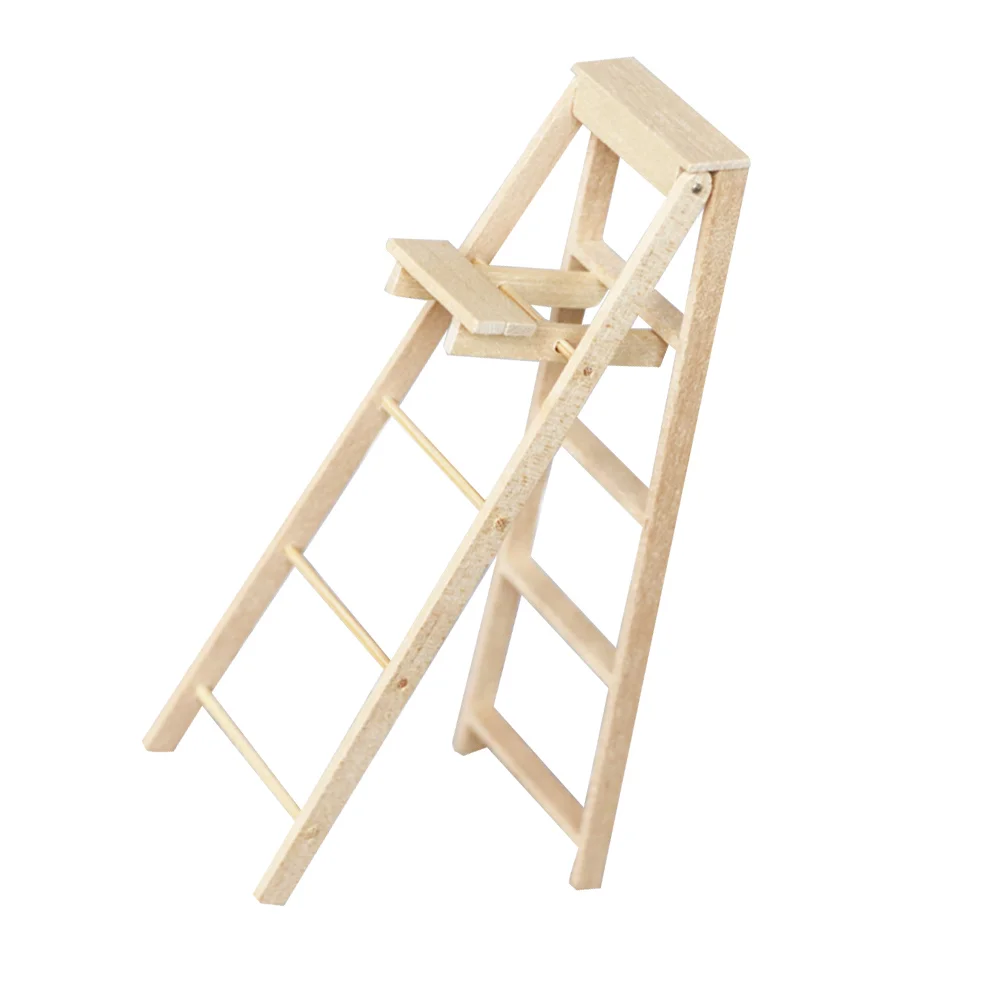 Decoratieve Ladder Huis Speelgoed Mini Simulatie Accessoire Huishoudelijke Producten Miniatuur