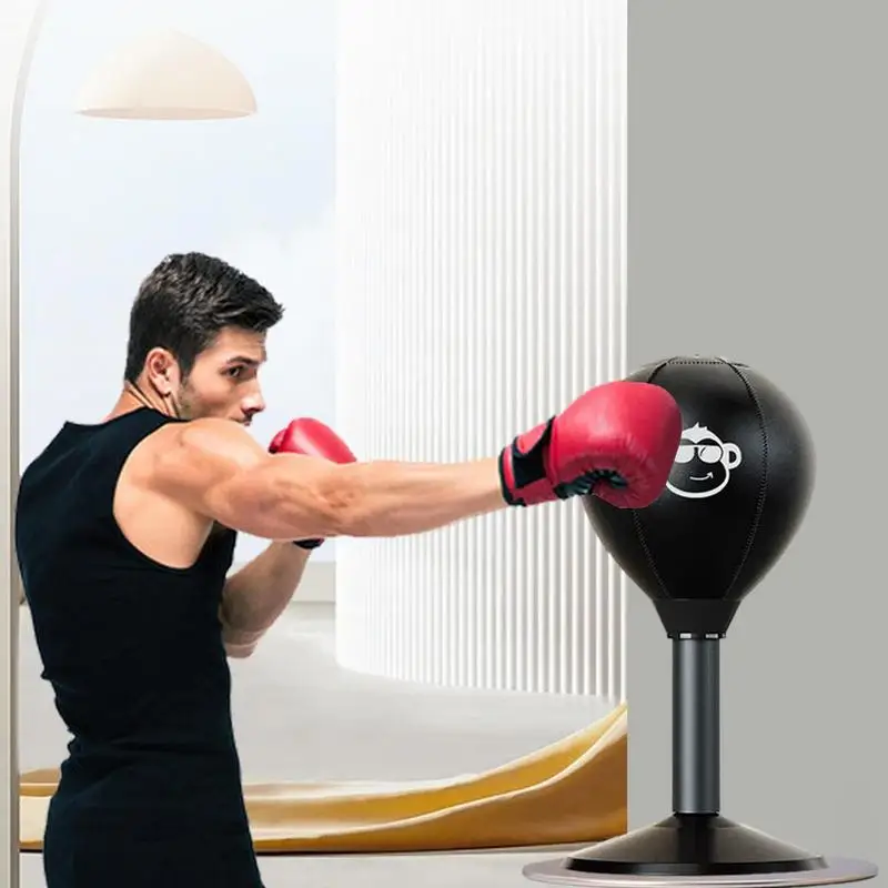 Punching Bag Desktop Punching Bag Stress Buster With Suction Cup Desk Table Boxing Punch Ball Suction Cup Reduce Tension Toys