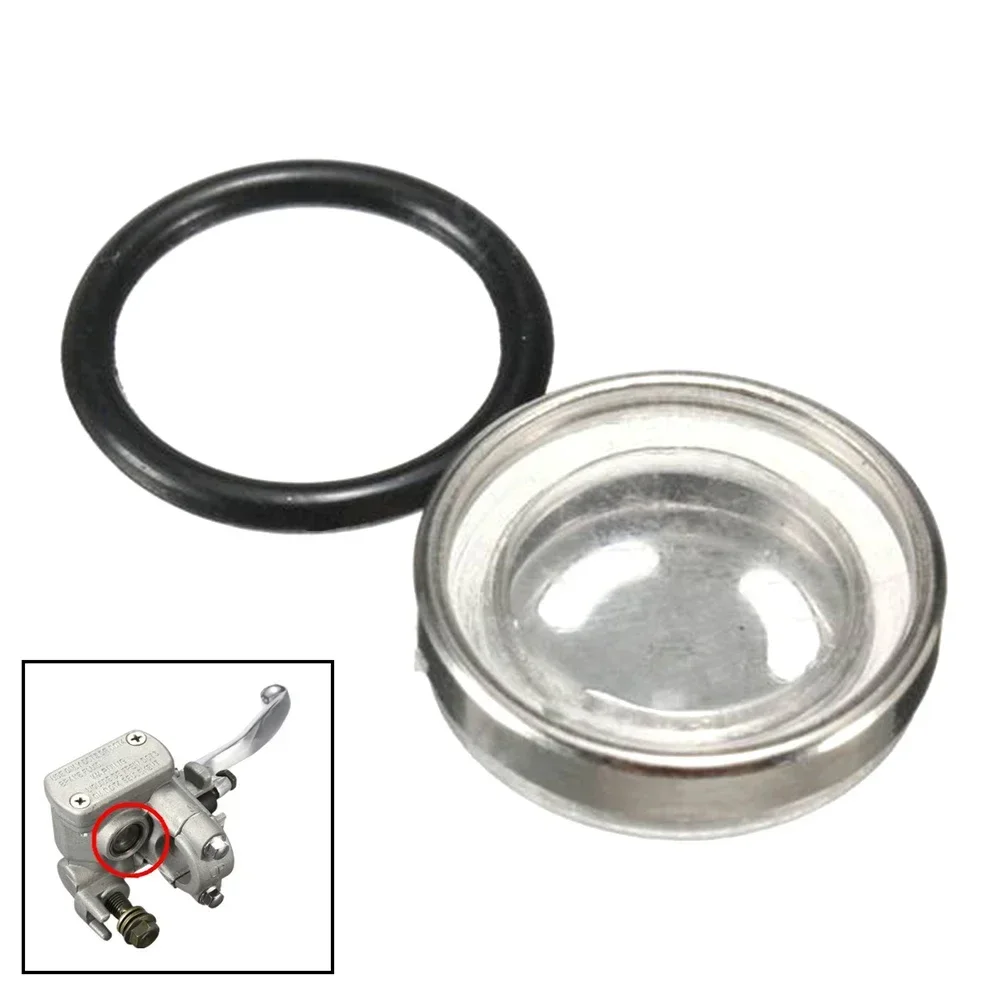 

Motorcycle Brakes Disks 1pc 18mm Motorcycle Brake Master Cylinder Reservoir Sight Glass Lens+Gasket for Honda Suzuki Kawasaki