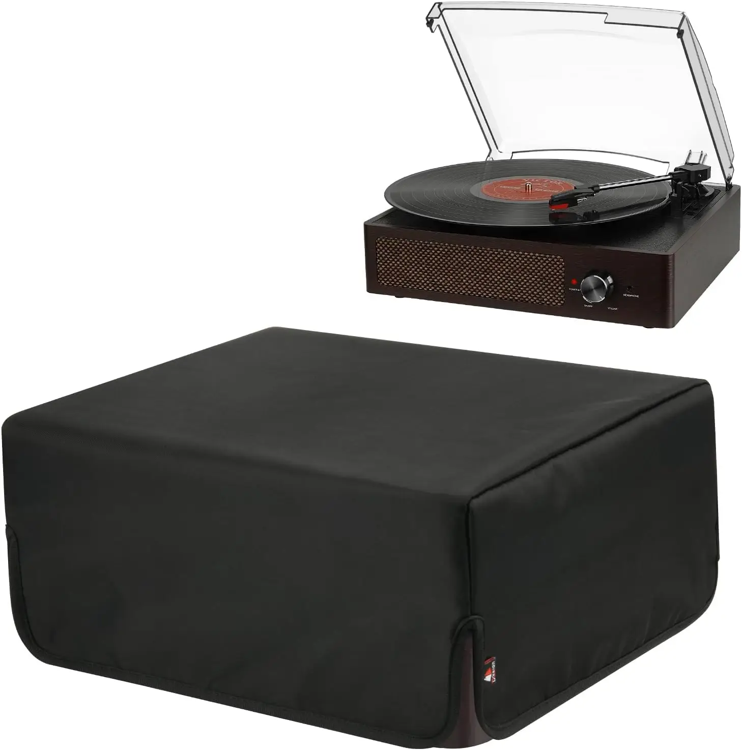 Video Turntables Protective Case Record Player Dust Case for Retro Turntable Vintage Turntable Cover Protective Slip Sleeve