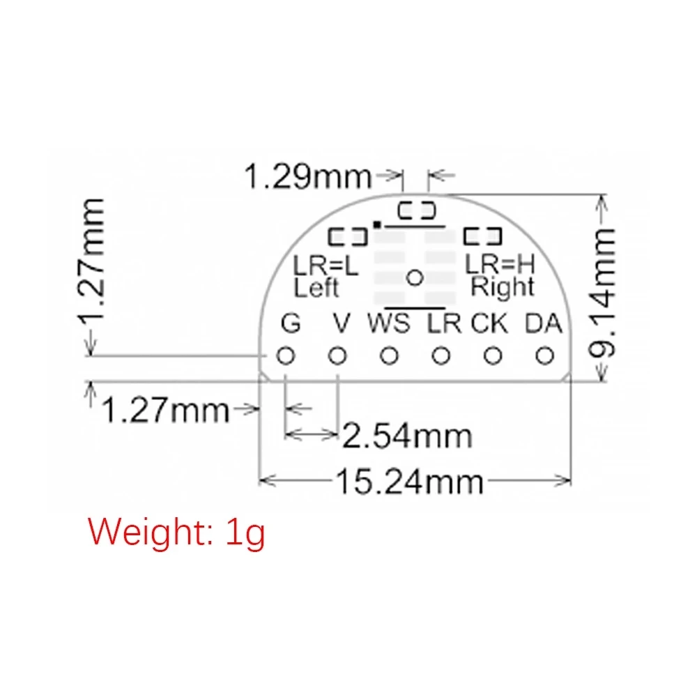 NEW Sipeed High Sensitivity I2S Interface Single Microphone Module High Sensitivity Digital Silicon Wheat