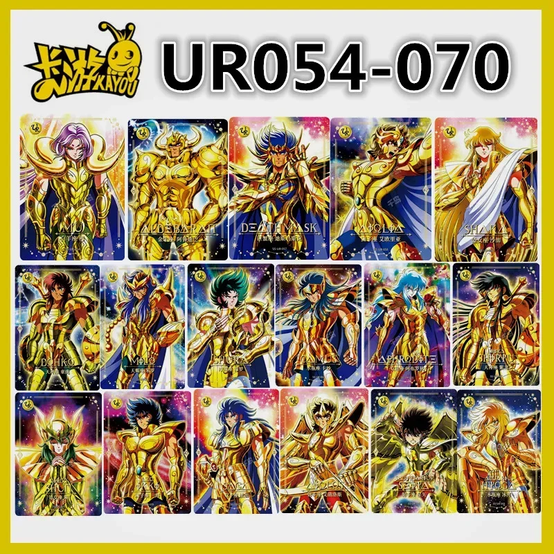 KAYOU Saint Seiya 3 Series Karty SE BP UR UTR MR BTR BMR SSROOryginalne postacie z anime Kolekcje Prezent urodzinowy Zabawki dla dzieci