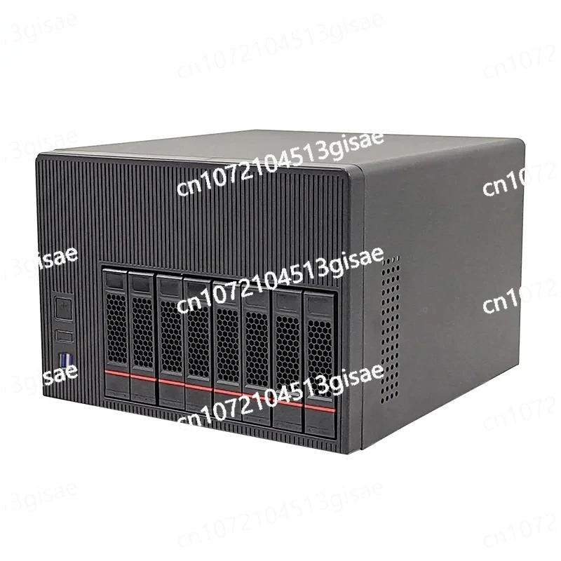 Factory Sale Hot Swap NAS 8 HDD Tooless Bays Case Support M-ATX Motherboard for Cloud Date Storage