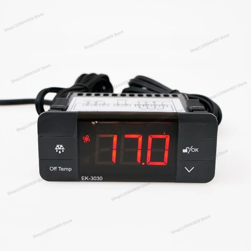 For Temperature Controller EK-3030 Thermostat Freezer Freezer Compressor Refrigerator Thermostat Intelligent Thermostat