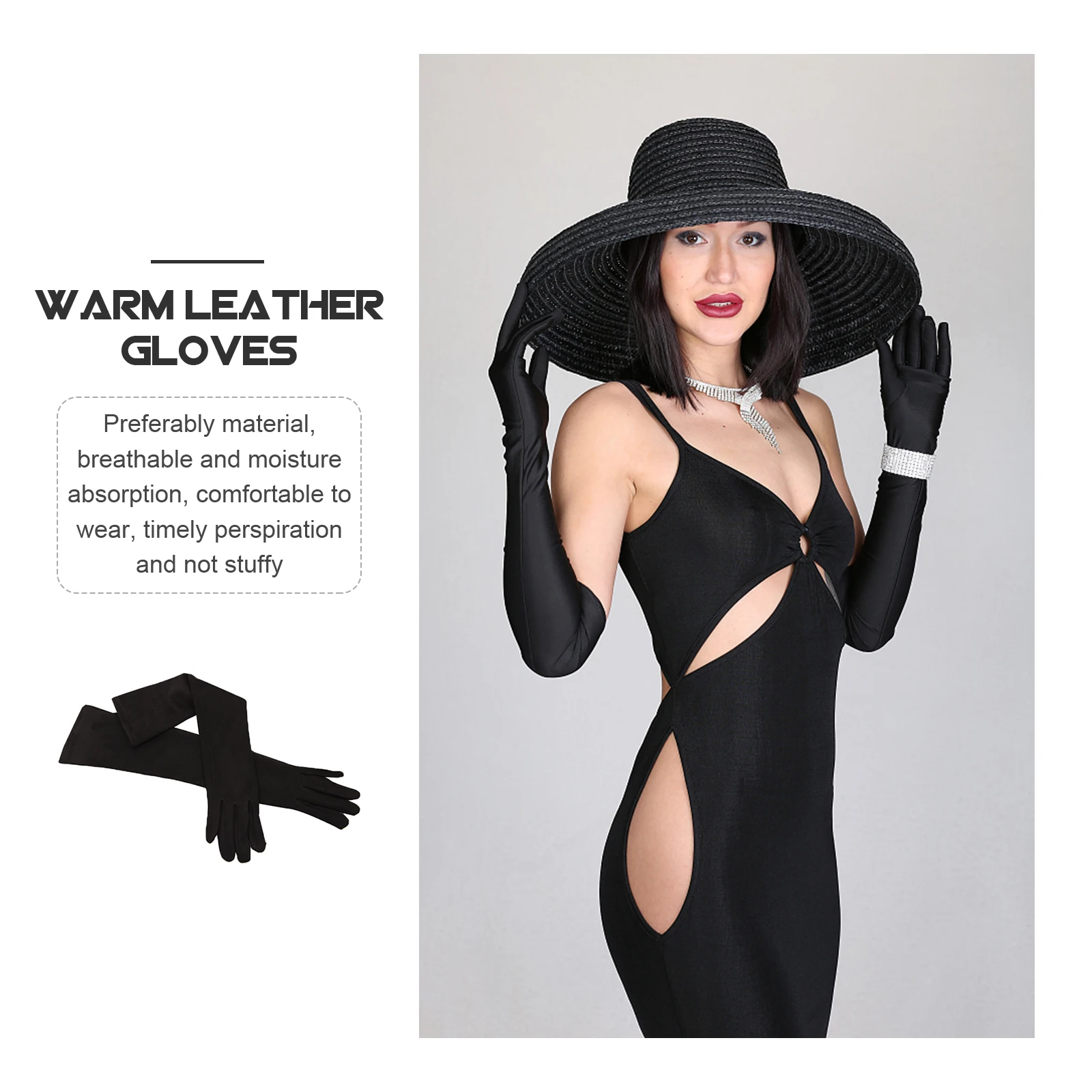 

4 Pcs Fleece Arm Sleeves Women Cuffs Black Keep Warm Practical Lightweight Portable Breathable Comfortable Wear Warmth