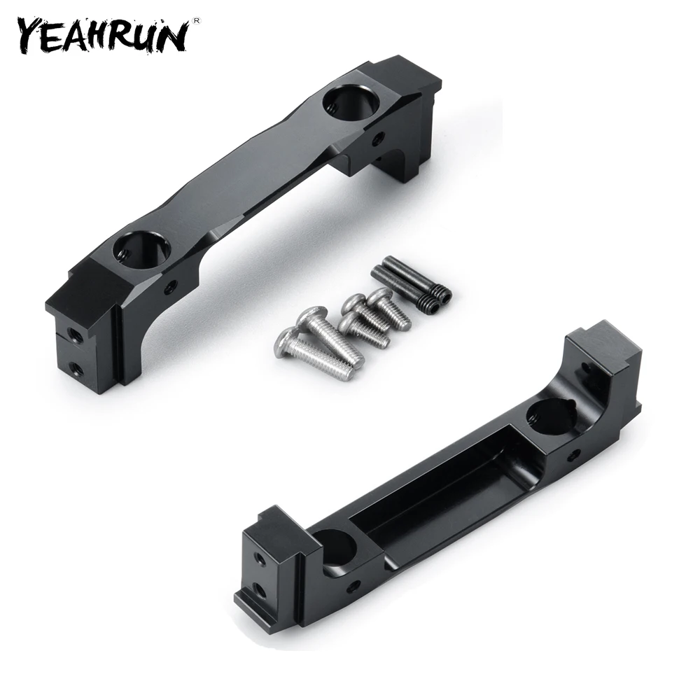 

YEAHRUN Aluminum Alloy Rear Bumper Brackets Mount Stand For 1/10 Axial SCX10 90047 Wrangler RC Crawler Car Model Upgrade Parts