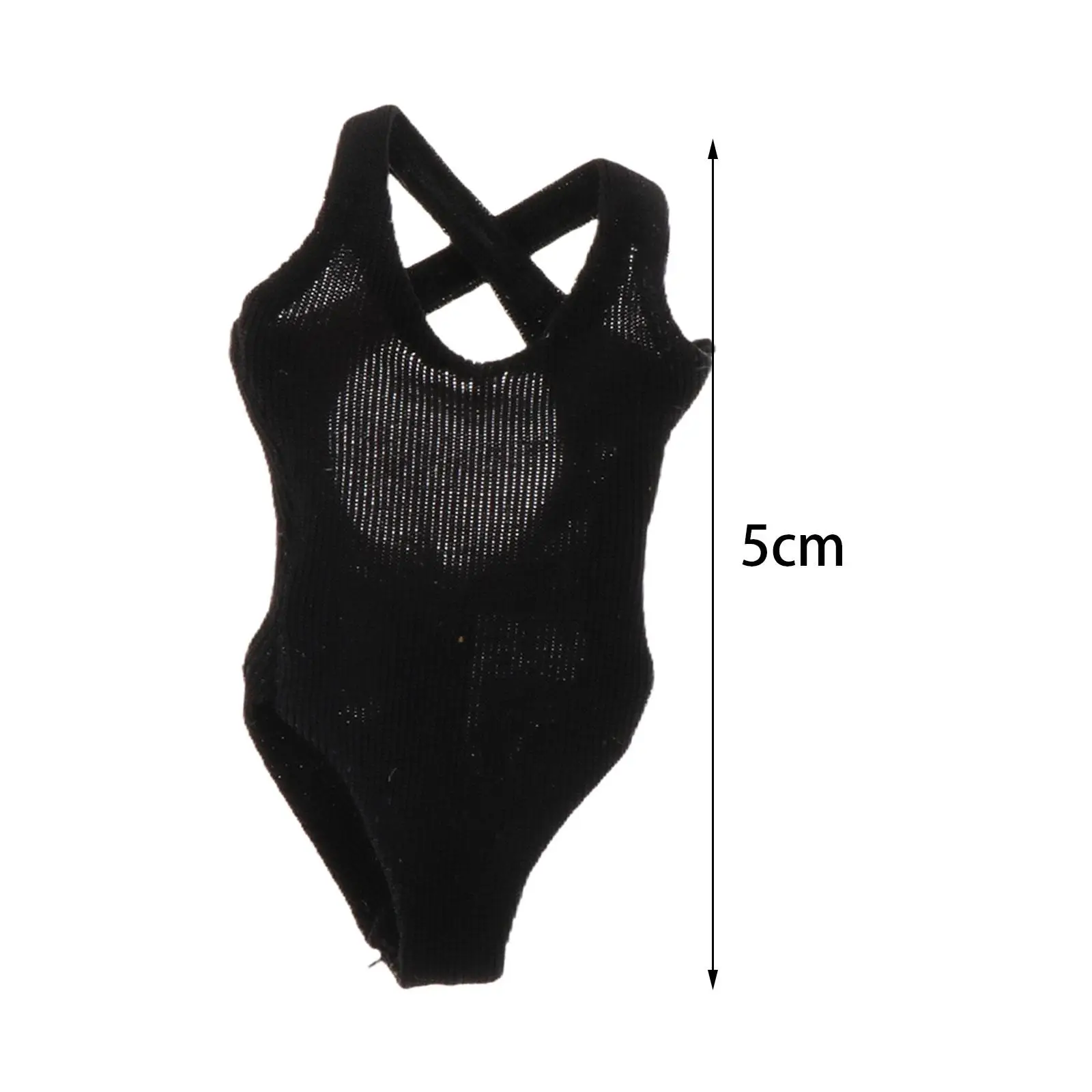 Ropa de muñeca de figura 1:12, ropa de muñeca de juguete, ropa de playa, modelo de vestido de muñeca femenina, traje de baño para muñeca de 6 ", accesorios para el cuerpo