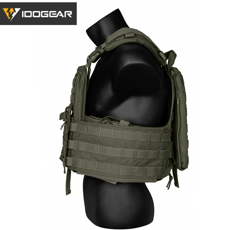 Imagem -03 - Idogear-tactical Cpc Combat Vest Molle Cherry Plate Carrier Armadura Corporal 3313