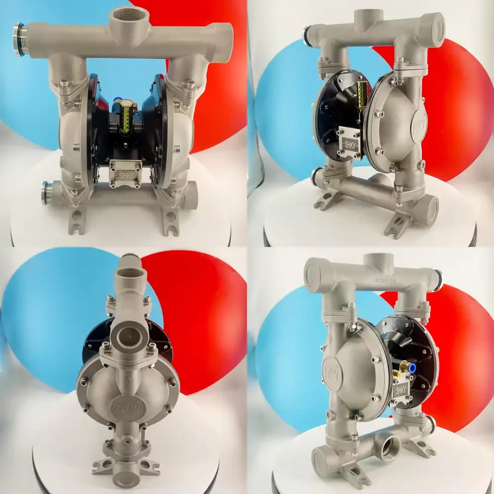 

for KY261-115SJJP 1.5 Inch Stainless Steel Air Operated Double Diaphragm Pump for Water Transfer Chemical Handling Industrial