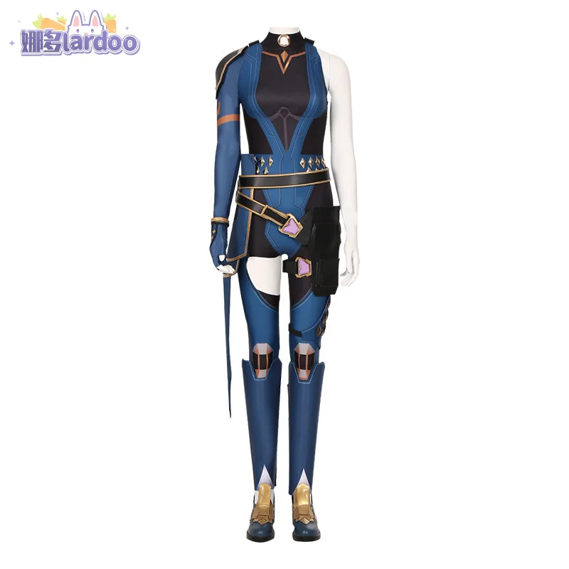 

Game Valorant Cosplay Reyna Costume Halloween Carnival Outfit Adult Women Fancy Party Suit For Custom PU Leather Jumpsuit