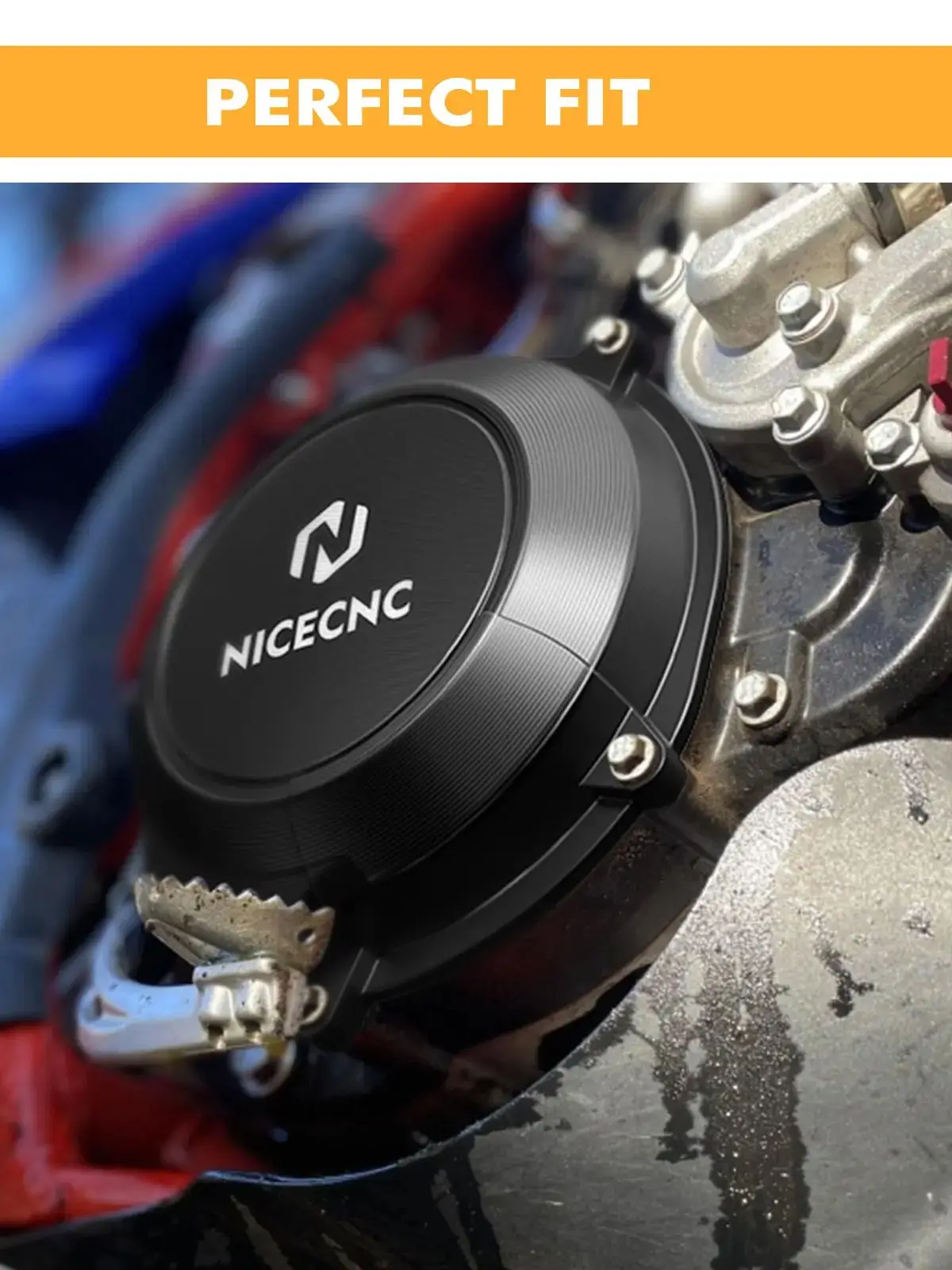 NICECNC Voor Beta Enduro RR 300 RR 250 Racing 2018-2025 Versterkte Clutch Cover Guard Voor Beta X-Trainer 300 X-Trainer 250 - afbeelding 2
