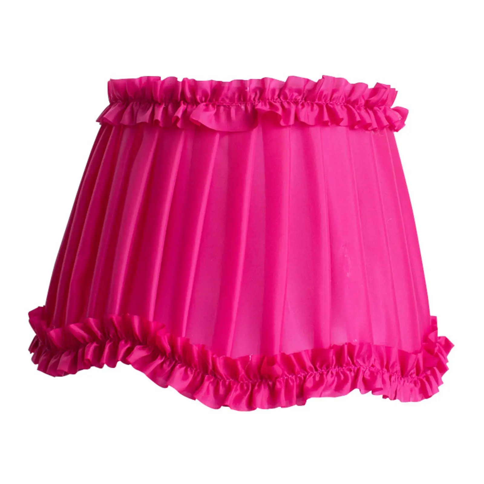 Pleated Lamp Shade E27 Base Quick Installation Vintage Classic Lamp Cover for Floor and Bedside Lamps Hotel Office Ornament