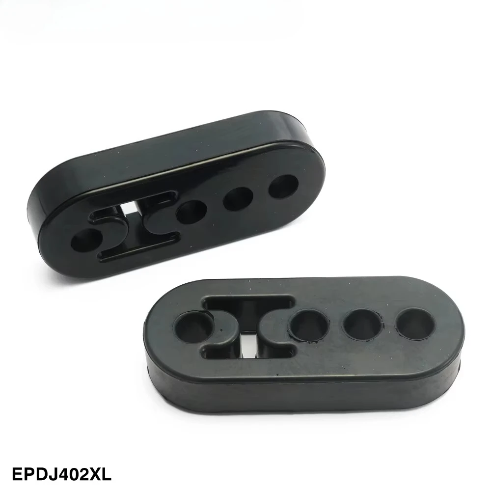 Universal High Density Rubber Exhaust Hanger Insulator Bushing 4 Holes Catback Exhaust Muffler Mount Bracket EPDJ402XL