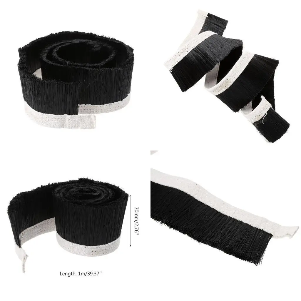 

E8BD 70mm Nylon Brush Vacuum Cleaner Engraving Milling Machine Dust Cover For CNC Rou