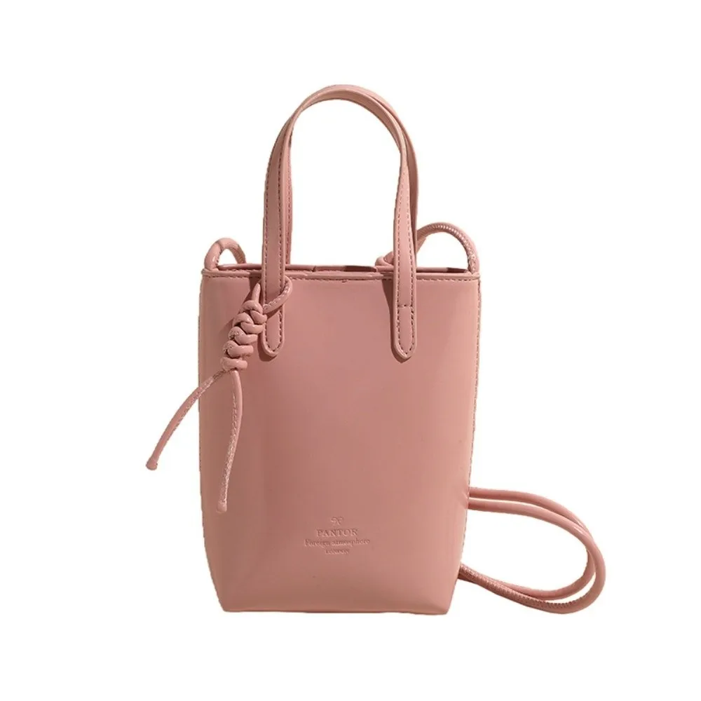 

Casual Mini Crossbody Bag Pu Leather Adjustable Strap Mobile Phone Bag Commuting Large Capacity Square Shoulder Bag