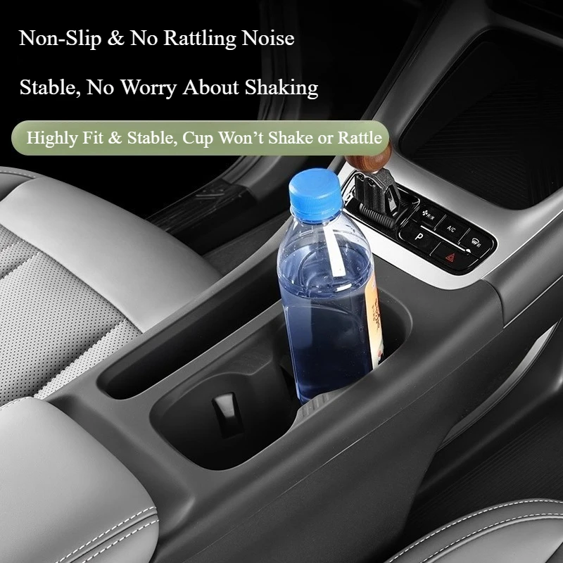 For Geely EX2 Proton eMAS 5 Geome Star Wish 2024-2026 Cup Holder Silicone Pad Interior Protective Decor Mat
