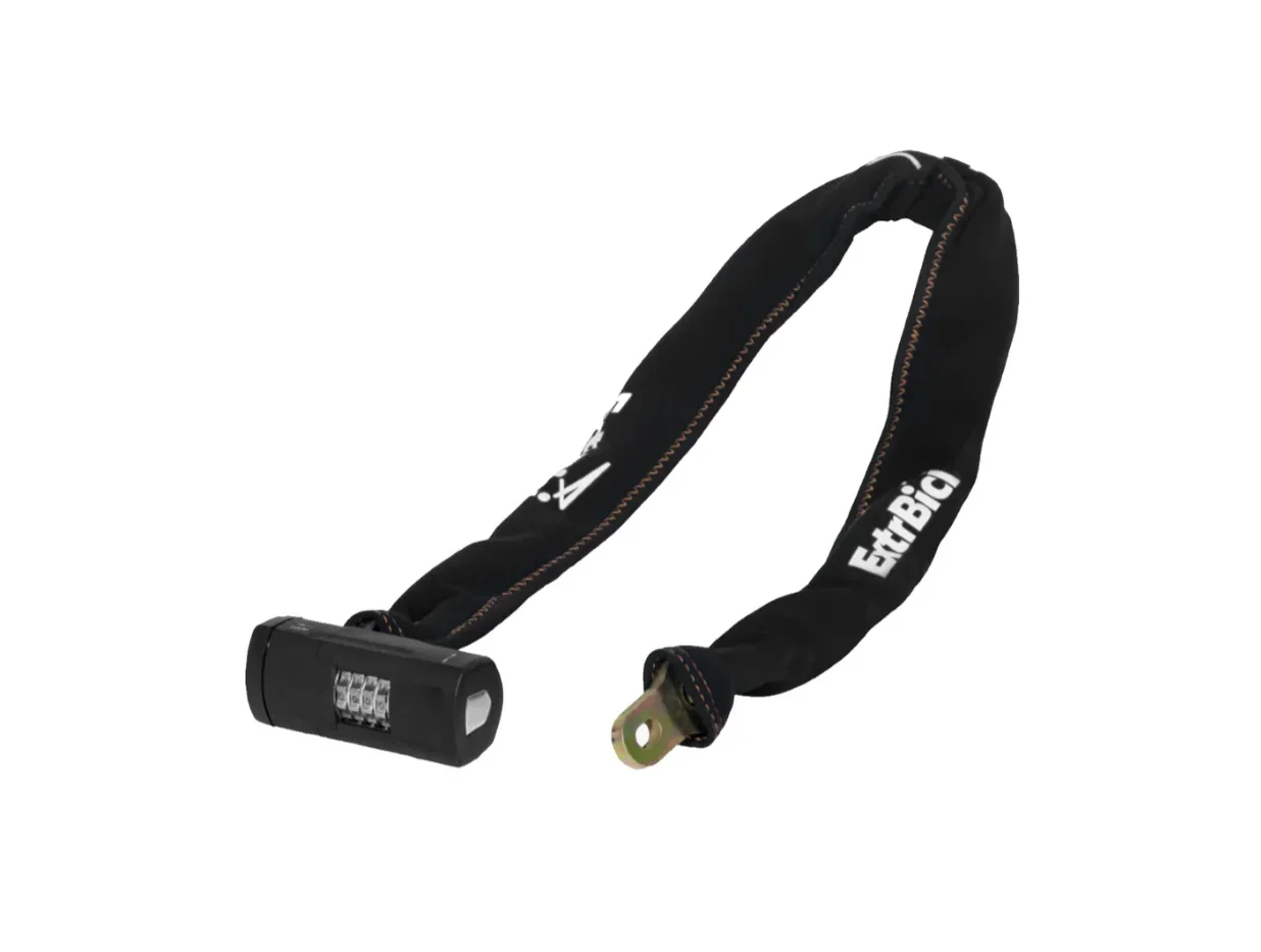 

Cyrusher Stronger Security Встроенный велосипедный цепной замок 100 см Портативный противоугонный 4-кодовый велосипедный замок Аксессуары для горных велосипедов