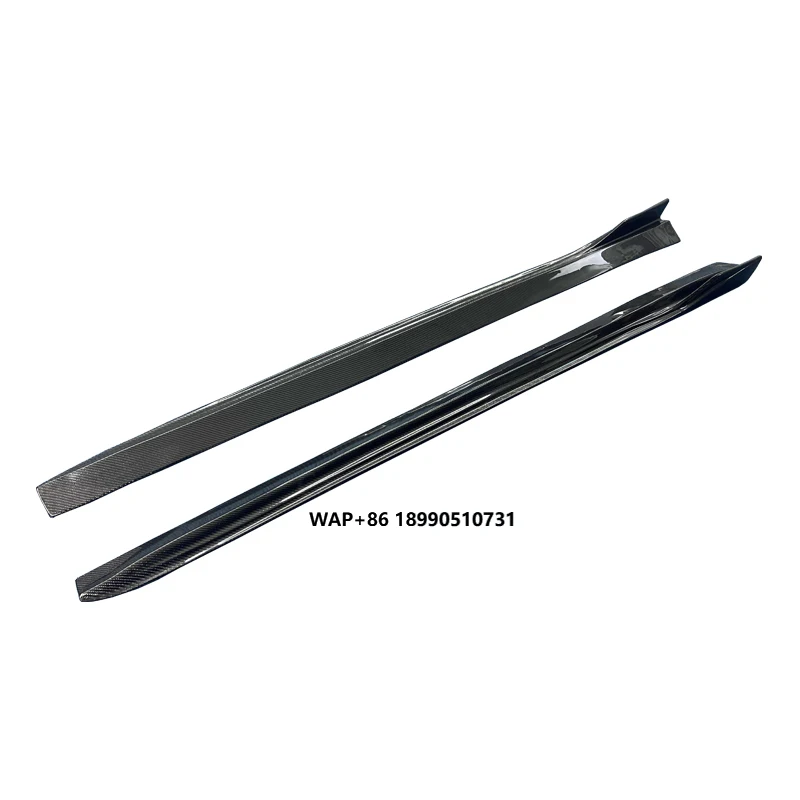 

For Porsche Macan 2014-2021 Sport Utility 4-Door Carbon Fiber Front Bumper Side Skirt Lip Auto Parts Exterior Accessories Car