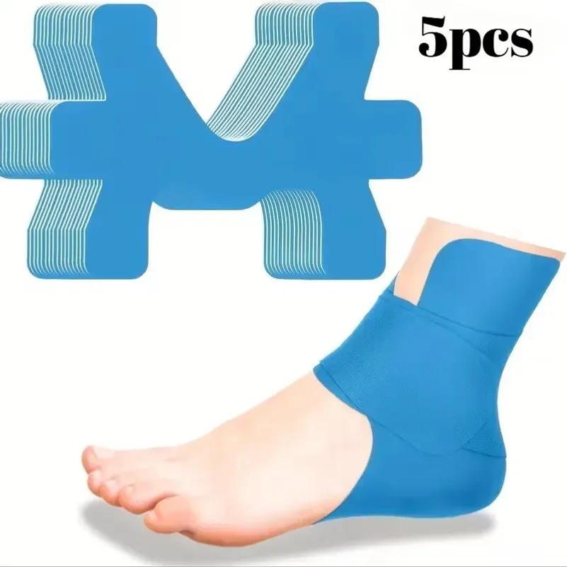 5pcs Ankle Support | Adjustable Stabilization Straps with Elastic Pre-Cut Straps, Breathable Design for Sports and Fitness