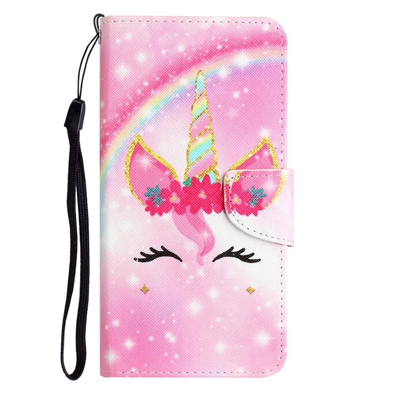 Pop para iphone 7 plus caso de couro elefante pintado flip carteira telefone capa para iphone 7 8 plus se 2022 2020 x xr xs max caso co