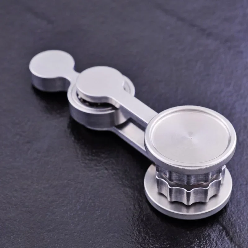 NEW 304 Stainless Steel Chaos Swing Fidget Spinner Double Swing Stainless Steel Edc Adult Decompression Toy Manual Rotation