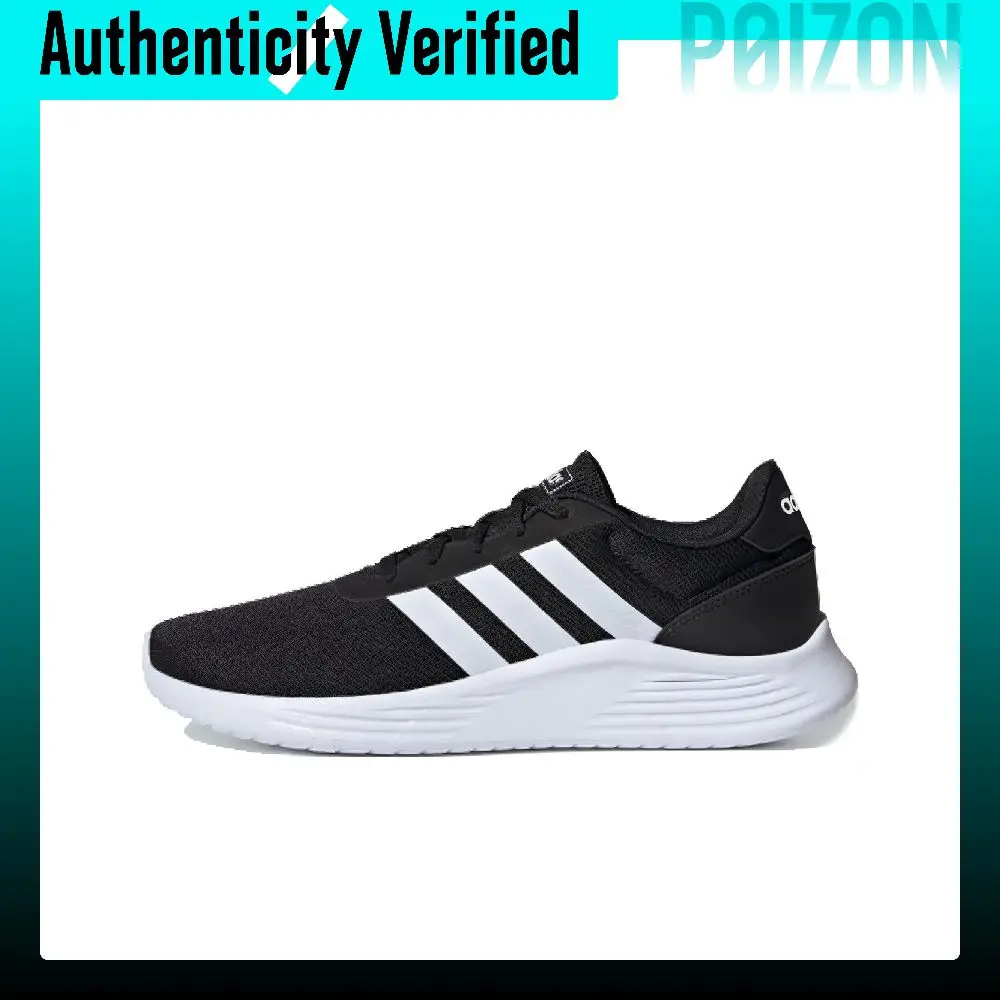 Adidas Neo Lite Racer 2.0 Mesh Low top Casual Shoes Men's Black White EG3283