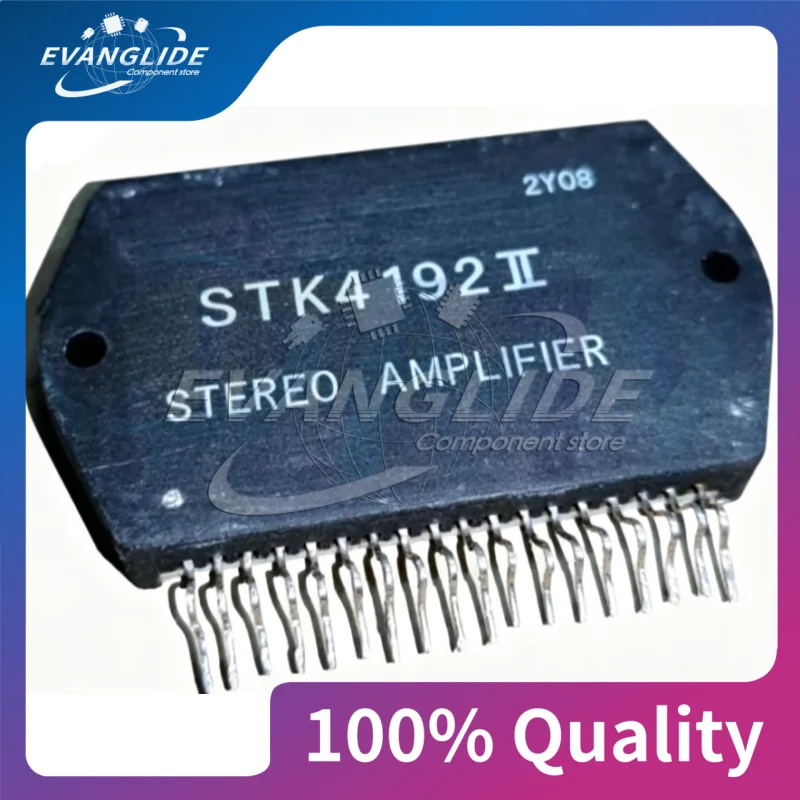 1 Módulo Amplificador de Potencia de Audio Estéreo STK4192II, Módulo de Fuente de Alimentación de Audio