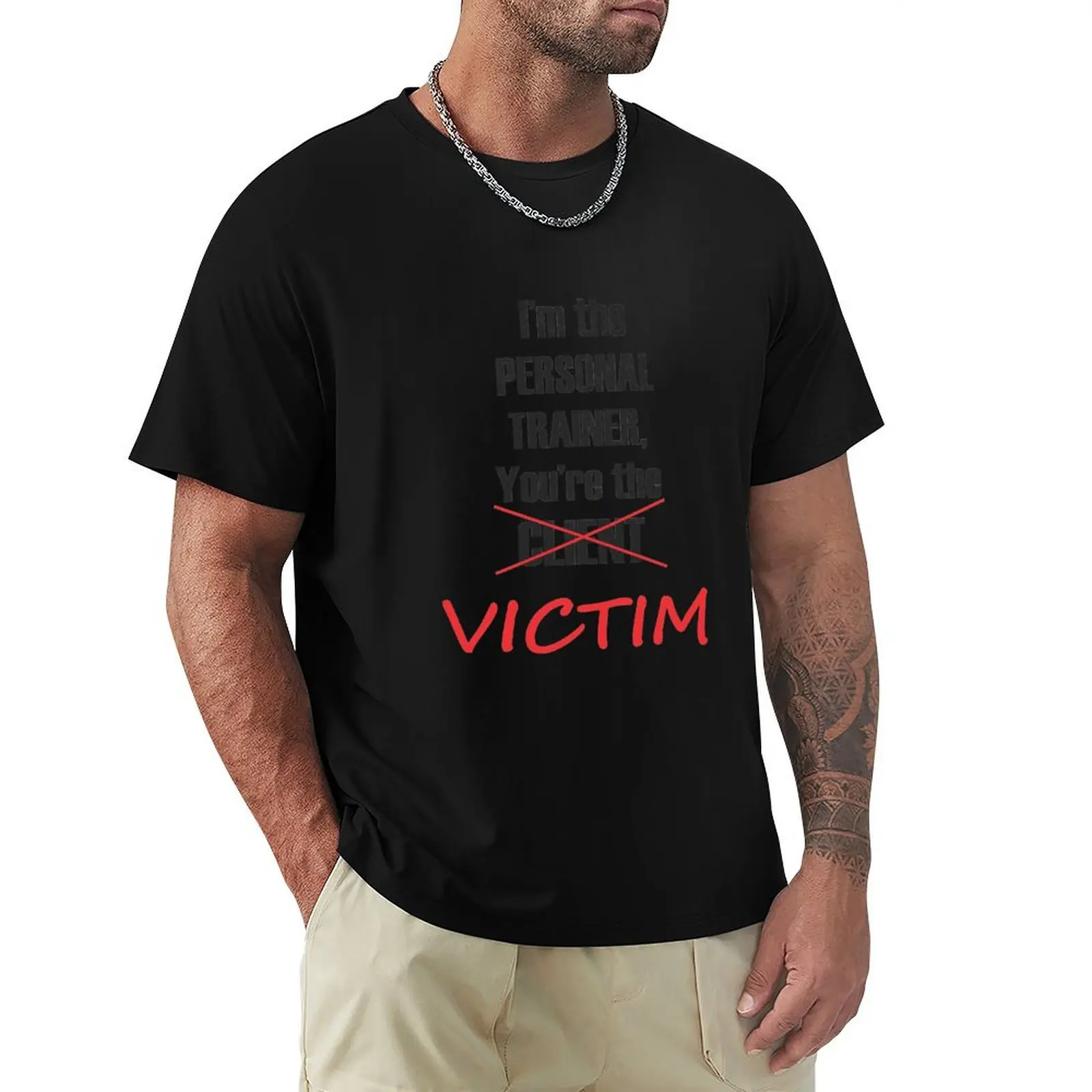 

Funny Personal Trainer Logo T-Shirt High Quality Durable T-Shirt