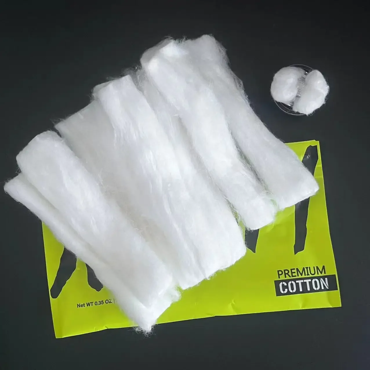 NASTY-Coton biologique préchargé, coton de qualité supérieure, facile à utiliser pour Zeus.X Mesh, coton remplaçable, bricolage, vs Bcopropriété Prime, 10 paquets