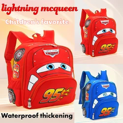 Cartoon anime Aoger Disney Lightning Mcqueen Pixar Car No.95 Backpack Waterproof thickened children's Cute kindergarten backpack