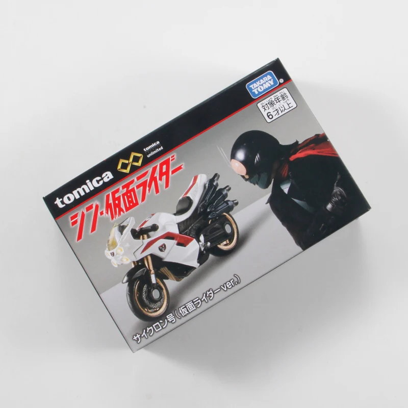 Takara Tomy Tomica Premium Ilimitado Shin Kamen Rider Cyclone (Kamen Rider Ver.) Crianças brinquedos veículo motorizado modelo de metal fundido