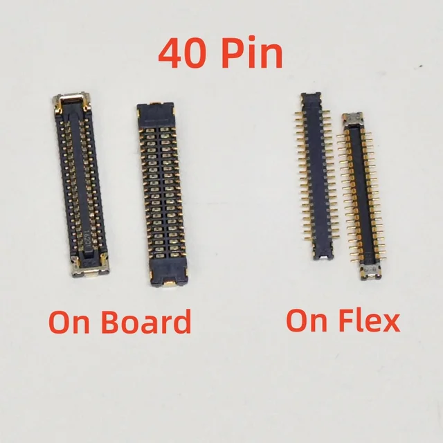 5-10 sztuk 40-pinowe złącze USB do ładowania FPC dla Xiaomi Redmi Note8/Note 7pro/Note7 Hongmi Note 8/7 Pro Wtyczka ładowarki na płycie