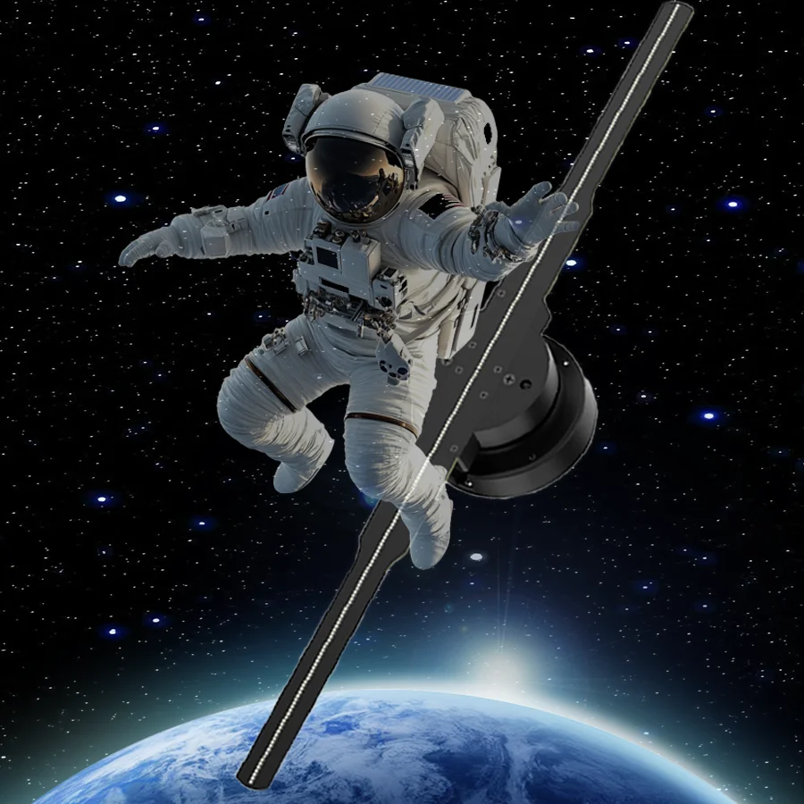 

42 см 3d голографический проектор вентилятор экран светодиодный неоновый свет вращающийся воздушный дисплей экран с изображением WIFI загрузка рекламный свет