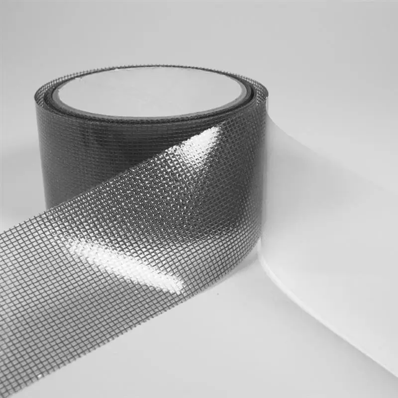 1 Roll Self Adhesive Window Fiberglass Repair Kit Door Net Screen Patch Repair Anti-Insect Mosquito Mesh