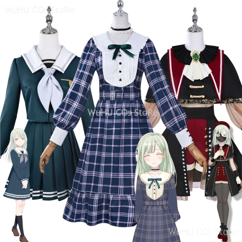 

Game BanG Dream! Ave Mujica Cosplay Costume Ave Mujica Jk Dress Daily Suit Ave Mujica Wig Women Halloween Party Roleplay Suit