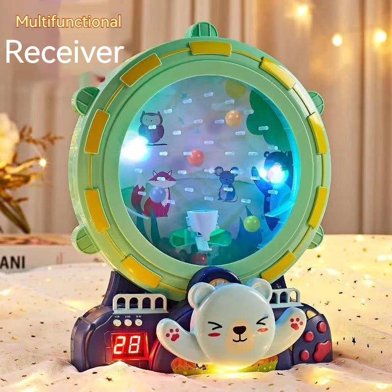 

Children's Ferris Wheel Catch Ball Machine Electric Thinking Training Toys Early Puzzle Desktop Catch Bean Game Machin