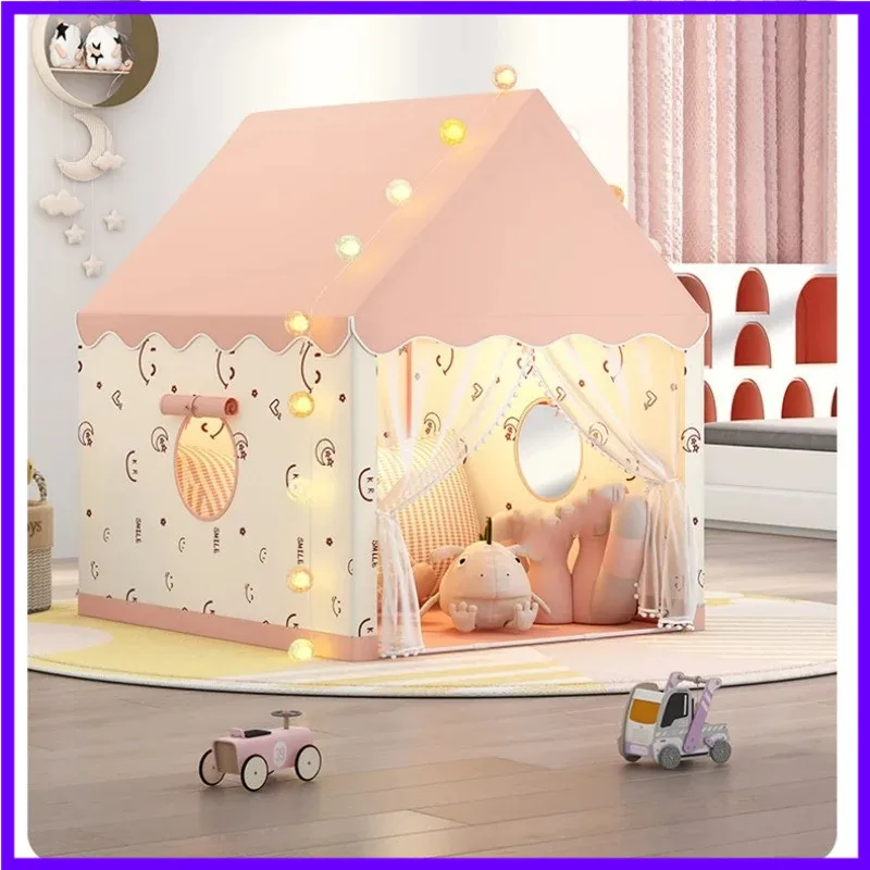 Spielzelt für Kinder, zusammenklappbar, für drinnen und draußen, Kinderspielhaus, Kinder, Jungen, Mädchen, Spielzeug, Zelte, Weihnachten, Geburtstag, Geschenk, Dekoration