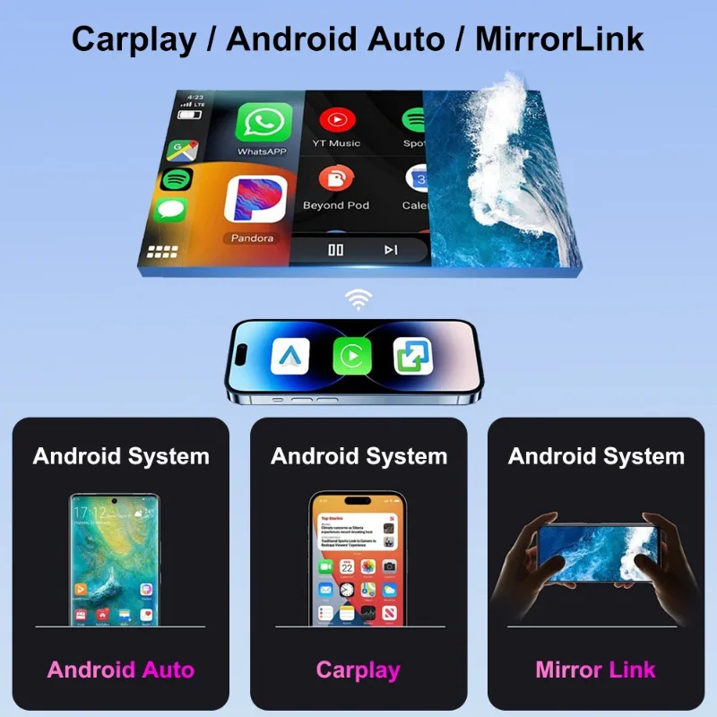 9 inch universal, car CarPlay Android Auto GPS touch screen